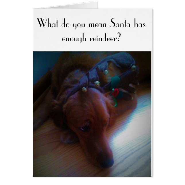 grappige kerstkaart (Voorkant)