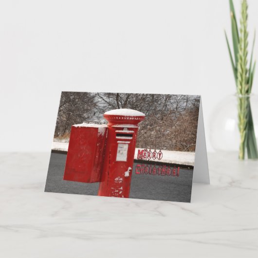 Grappige Kerstkaart Feestdagen Kaart (Voorkant)