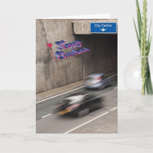 Grappige Kerstkaart Feestdagen Kaart (Voorkant)