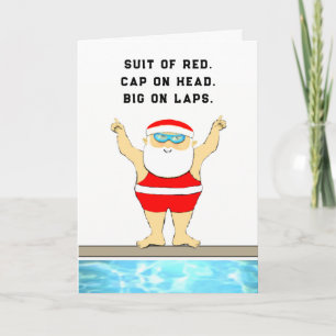 Grappige kerstkaart feestdagen kaart