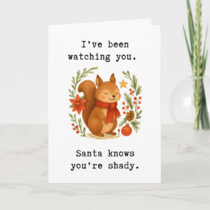 Grappige kerstkaart Sassy vakantie wenskaart Kaart