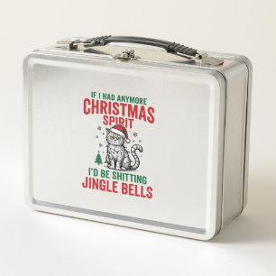 Grappige Kerstkat Geest Vintage Gravure Ontwerp