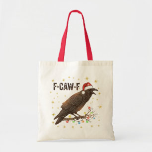 Grappige Kerstkraai Raven F-CAW- F Tote Bag