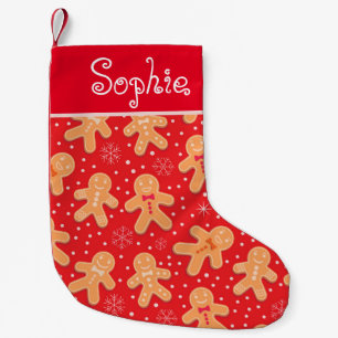 Grappige kerstkrans man koekjes aangepaste naam kleine kerstsok