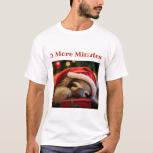 Grappige kerstluiaard met Petten Mannen T-shirt