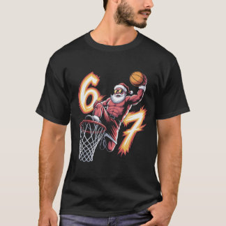 Grappige Kerstman 67e Verjaardag Kersttrui voor Ma T-shirt