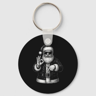 Grappige Kerstman 6 7 Meme-ontwerp _ Kerstmis Wisk Sleutelhanger