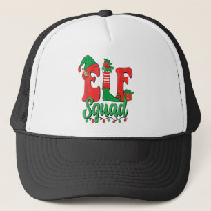 Grappige Kerstman Elfentrup Kerstmis Familie Match Trucker Pet