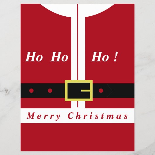 Grappige Kerstman Flyers (Voorkant)