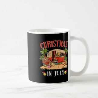 Grappige Kerstman Hawaii Retro Kamperen Rv Kerstmi Koffiemok