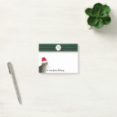 Grappige Kerstman kat Post-it® Notes (Kantoor)