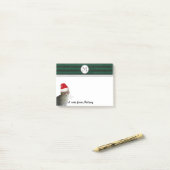 Grappige Kerstman kat Post-it® Notes (Op bureau)