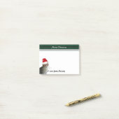 Grappige Kerstman kat Post-it® Notes (Op bureau)