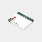 Grappige Kerstman kat Post-it® Notes (Schuin)