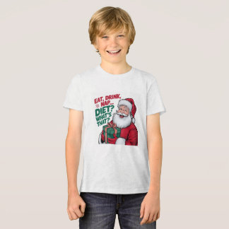 Grappige Kerstman Kerst TriBlend T-shirt