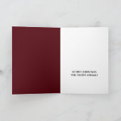 Grappige kerstman, kerstgroet kaart (Binnen)