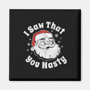 Grappige Kerstman Kerstman Ik Zag Dat Je Stout Vol Magneet