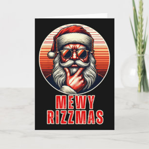 Grappige Kerstman Miauww grap Kerst grapjes voor M Kaart