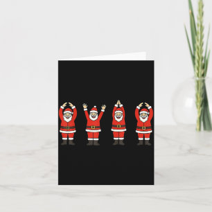 Grappige Kerstman Ohio Midwest-feest O-h-i-o Kerst Kaart