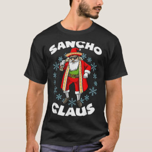 Grappige Kerstman Sancho Mexicaanse Kerstman Chris T-shirt