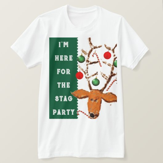Grappige Kerstman T-shirt (Design voorkant)