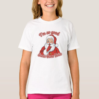 Grappige Kerstman T-shirt