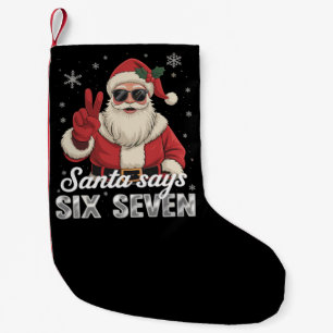 Grappige Kerstman Zegt Zes Zeven Kerstmis 67 Meme Kleine Kerstsok