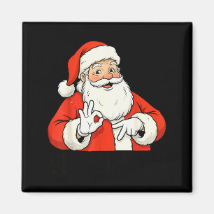 Grappige Kerstman Zegt Zes Zeven Kerstmis 67 Meme  Magneet
