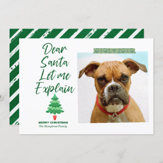 Grappige Kerstmis Beste Sint Laat me het uitleggen Feestdagenkaart