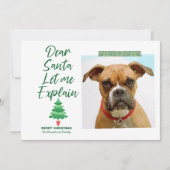 Grappige Kerstmis Beste Sinterklaas Laat Me Het Ui Feestdagenkaart (Voorkant)