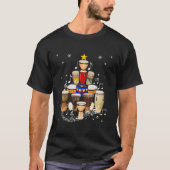 Grappige Kerstmis Bongo Drum Player Gifts kerstboo T-shirt (Voorkant)