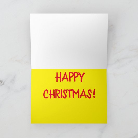 Grappige Kerstmis Computer Cartoon Grapjas Feestdagen Kaart (Binnen)