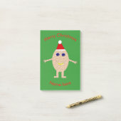 Grappige Kerstmis Ei Post-it-notitieblok Post-it® Notes (Op bureau)