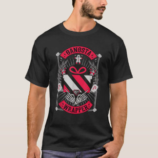 Grappige Kerstmis Gangster Verpakkingen door Augen T-shirt