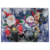 Grappige Kerstmis Gift Bag Gelukkige Kerstmis Vrie Groot Cadeauzakje (Achterkant)