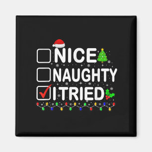 Grappige Kerstmis Kerstman Hoed Kerst Lichtjes Leu Magneet