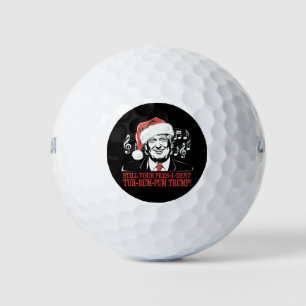 Grappige Kerstmis President Trump Pyjama Lelijke K Golfballen