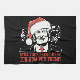 Grappige Kerstmis President Trump Pyjama Lelijke K Theedoek