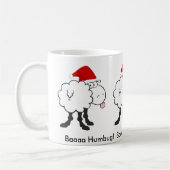 grappige kerstmis - schaap bah humbug - mok (Links)