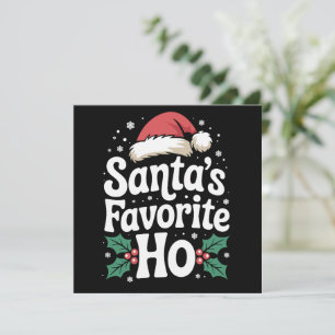Grappige Kerstmis Sinterklaas Favoriete Ho Stoute Feestdagenkaart