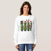 Grappige Kerstpikkel Trui (Voorkant volledig)