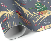 Grappige kerstprint. cadeaupapier (Rol Hoek)