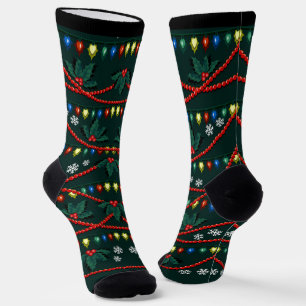 Grappige Kerstsokken Kerstsokken Boom Aangepast Sokken