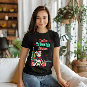 Grappige Kersttrui gezegde voor feestelijke juiche T-shirt