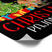 Grappige kerstverlichting Dit is mijn kangoeroe Ch Poster (Hoek)