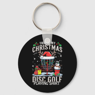 Grappige Kerstverlichting Dit Is Mijn Kerst Disc G Sleutelhanger