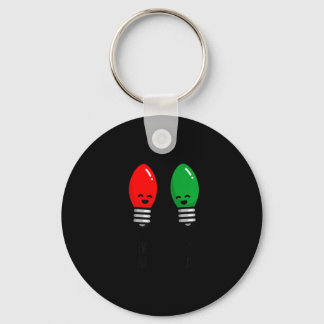 Grappige Kerstverlichting Grappen Werkzaam Tijdens Sleutelhanger
