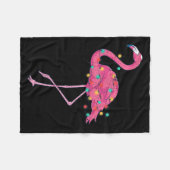 Grappige kerstverlichting NK Flamingo Trocal in Ke Fleece Deken (Voorkant (Horizontaal))
