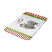 Grappige Kerstversiering Badmat (Gekanteld)