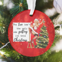 Grappige Kerstversiering Retro Beste Vriendin Lich
